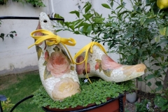 "Zapatos en mi jardín"